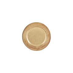 Helix Dune dia.8.25" Round Orange Vitrified Plate