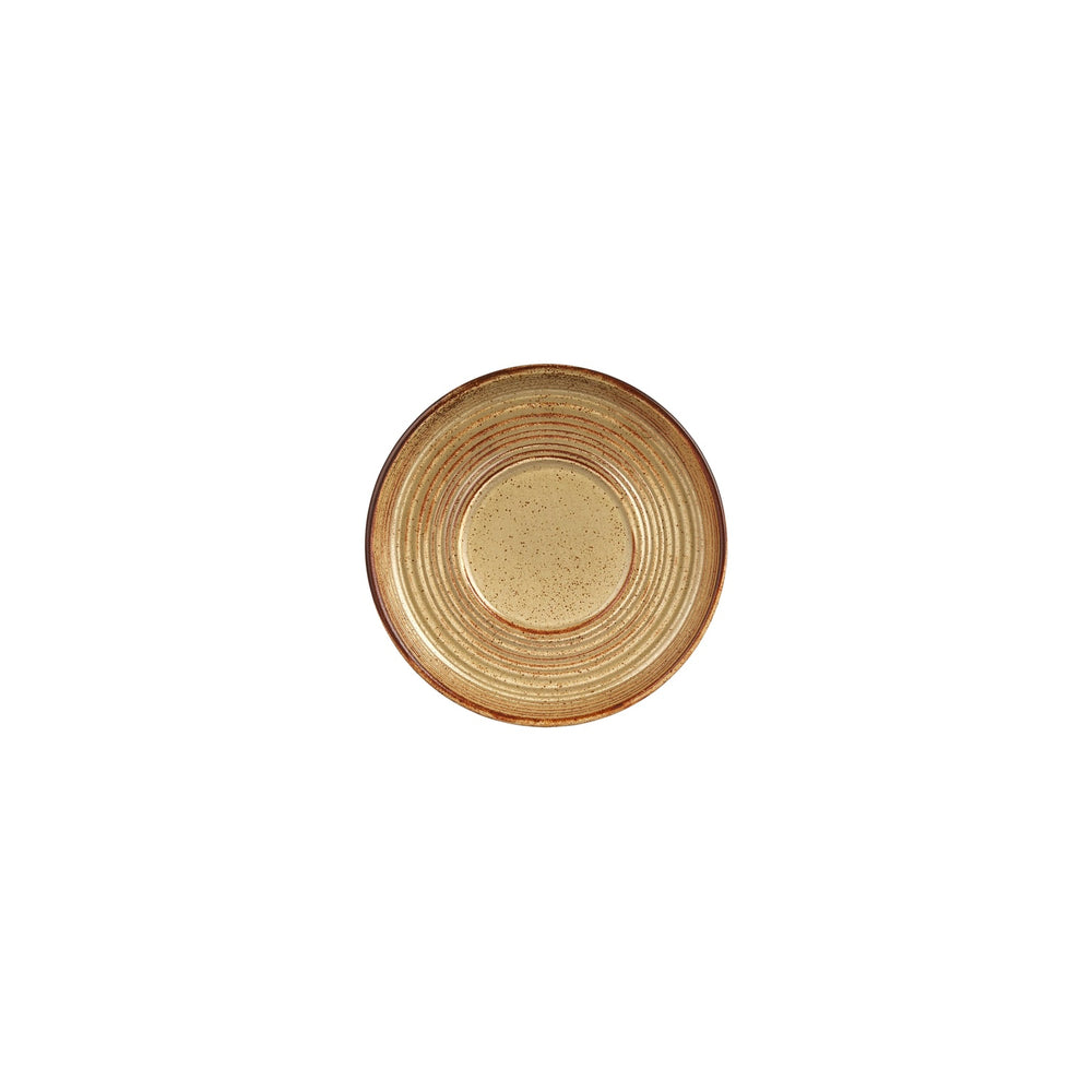 Helix Dune dia.6" Round Orange Vitrified Saucer