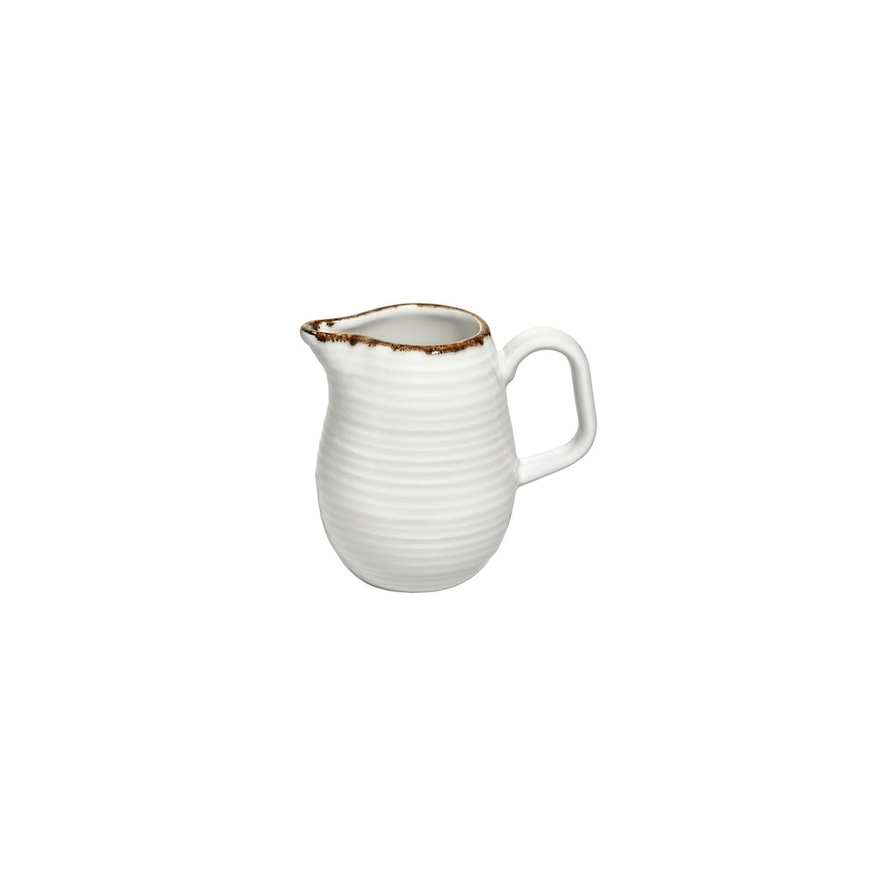 Helix Gleam dia.4.25" h:0" 10 oz. Round Brown Vitrified Sauce Boat