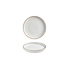 Helix Gleam dia.6.25" Round Brown Vitrified Plate