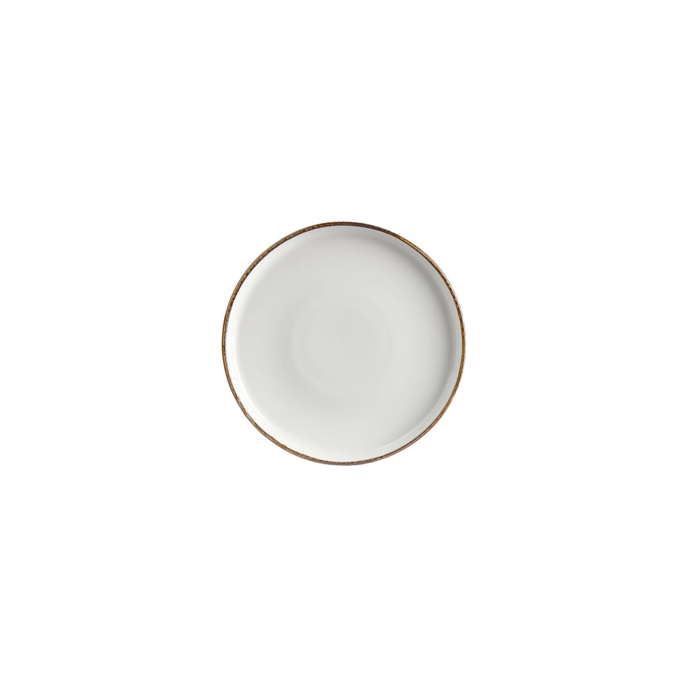 Helix Gleam dia.7.5" Round Brown Vitrified Plate