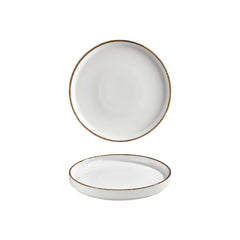 Helix Gleam dia.9" Round Brown Vitrified Plate