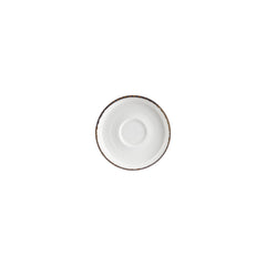 Helix Gleam dia.5" Round Brown Vitrified Saucer