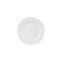 Helix White dia.9.5" Round Warm White Vitrified Plate