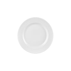 Helix White dia.10.75" Round Warm White Vitrified Plate
