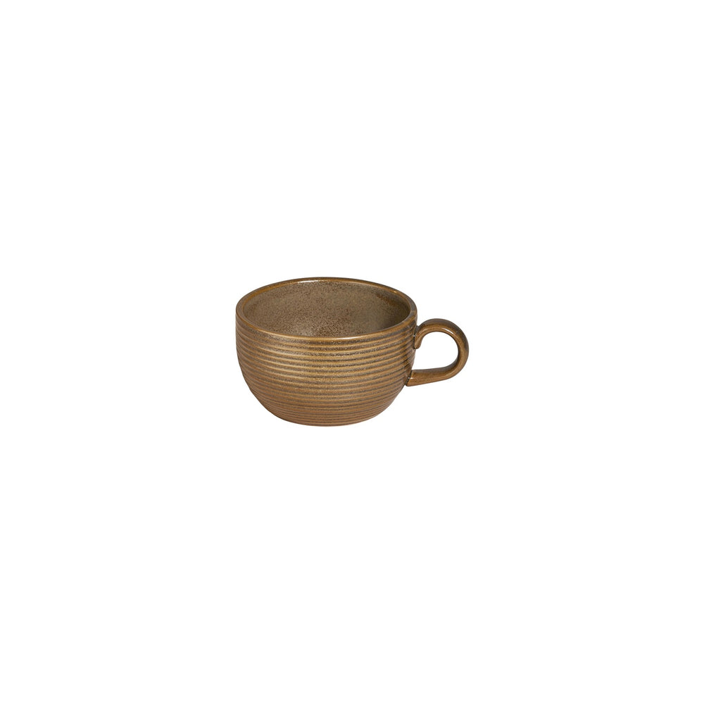 Helix Kaldi dia.4" h:0" 9 oz. Round Brown Vitrified Cup