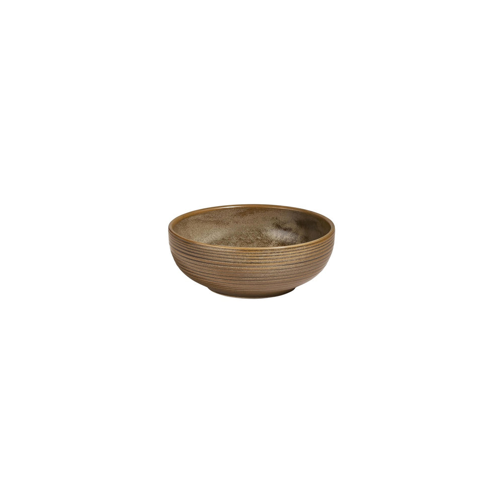 Helix Kaldi dia.6.25" h:0" 25 oz. Round Brown Vitrified Bowl