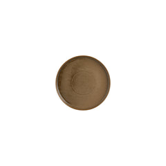 Helix Kaldi dia.6.25" Round Brown Vitrified Plate