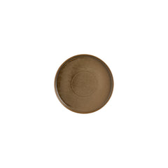 Helix Kaldi dia.7.5" Round Brown Vitrified Plate