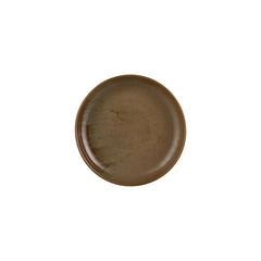 Helix Kaldi dia.9" h:0" 42 oz. Round Brown Vitrified Deep Plate