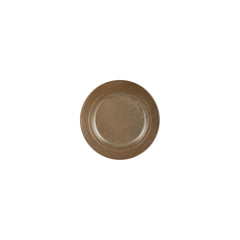 Helix Kaldi dia.7" Round Brown Vitrified Plate