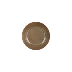 Helix Kaldi dia.8.25" Round Brown Vitrified Plate