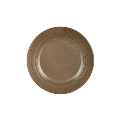 Helix Kaldi dia.11.75" Round Brown Vitrified Plate