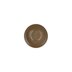Helix Kaldi dia.6" Round Brown Vitrified Saucer