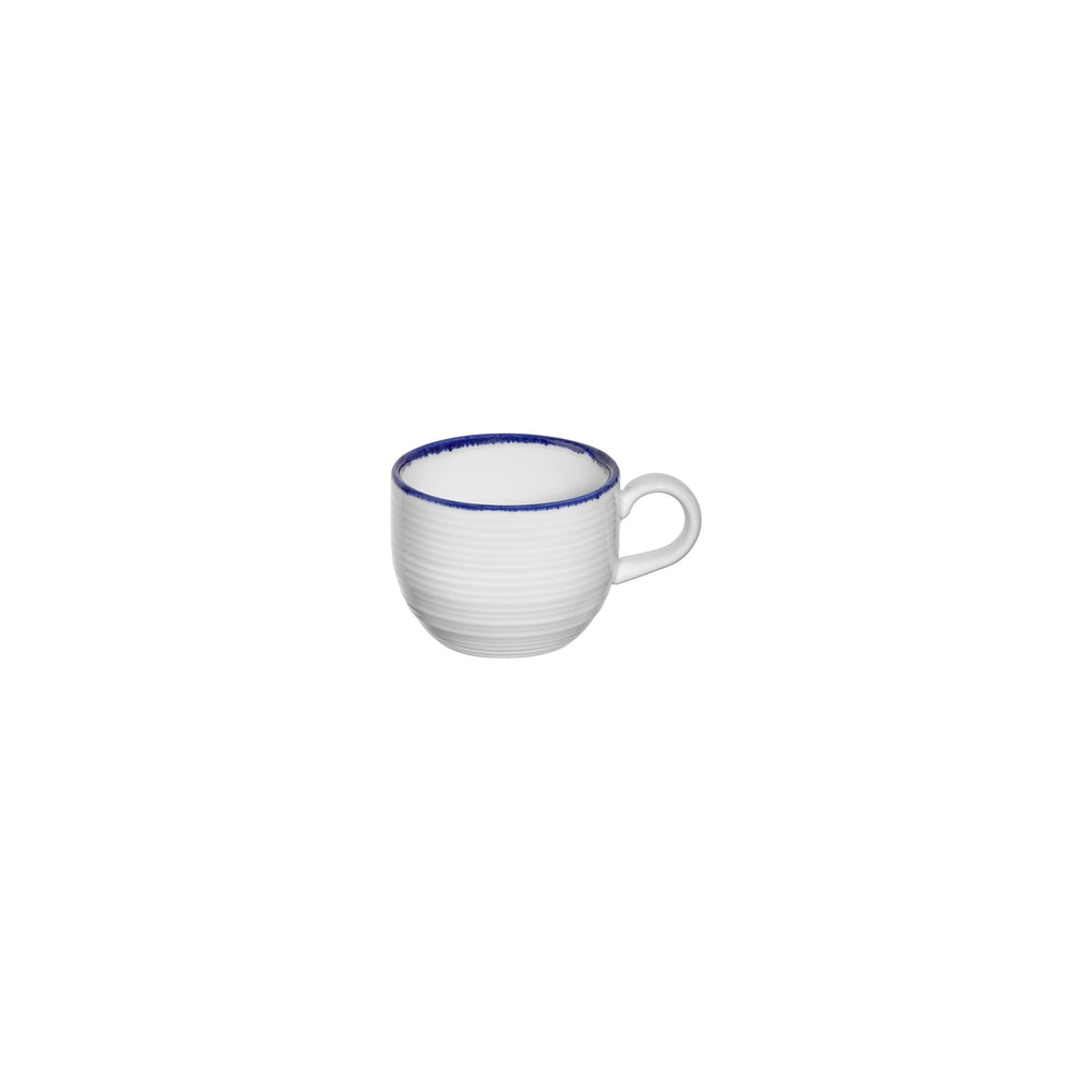 Helix Navy Blue dia.3.25" h:0" 7 oz. Round Blue Vitrified Cup