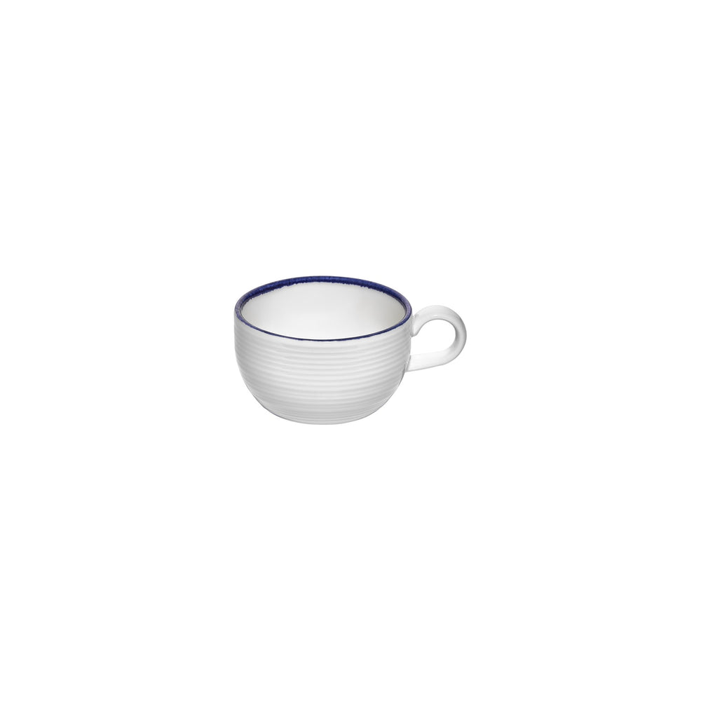 Helix Navy Blue dia.4" h:0" 9 oz. Round Blue Vitrified Cup