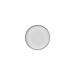 Helix Navy Blue dia.6.25" Round Blue Vitrified Plate