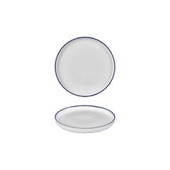 Helix Navy Blue dia.7.5" Round Blue Vitrified Plate