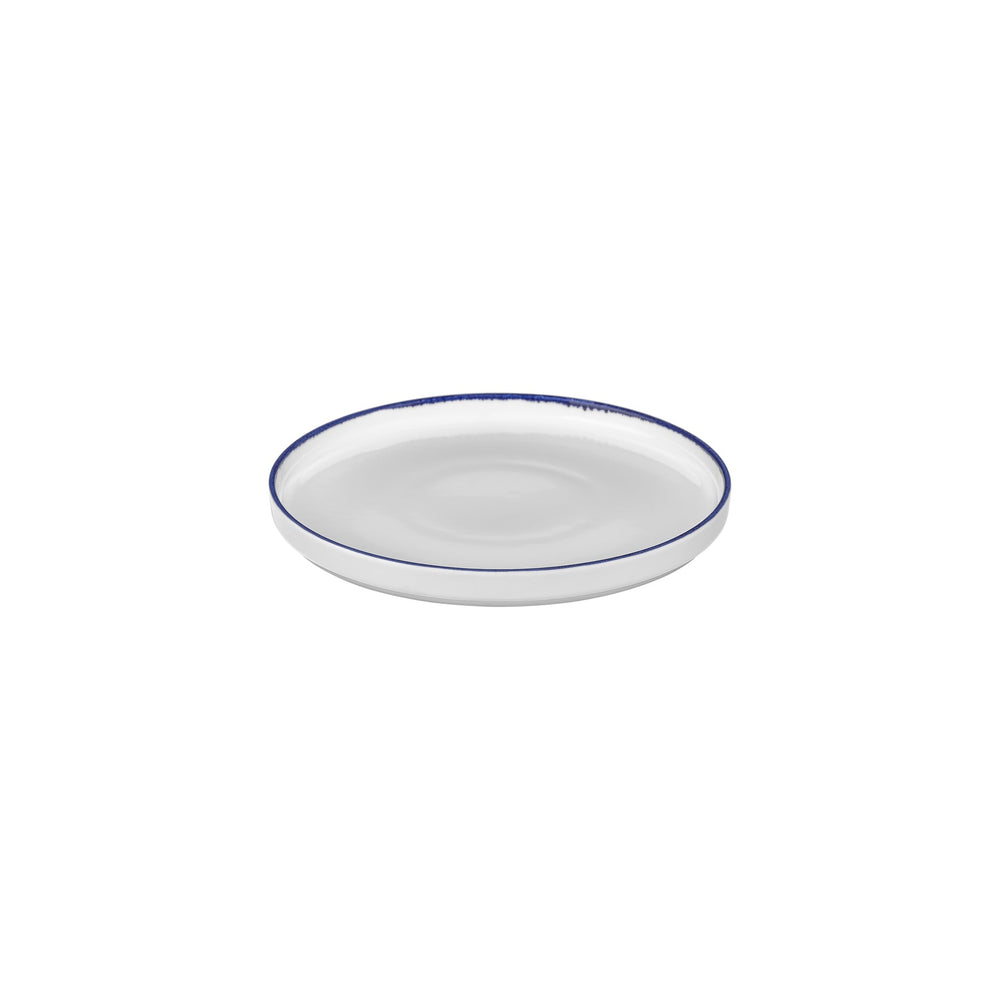 Helix Navy Blue dia.9.75" Round Blue Vitrified Plate