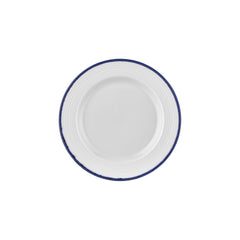 Helix Navy Blue dia.10.75" Round Blue Vitrified Plate