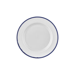 Helix Navy Blue dia.11.75" Round Blue Vitrified Plate