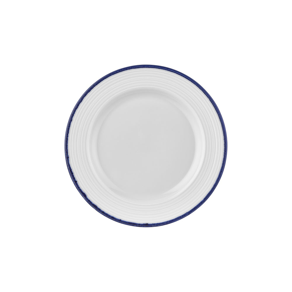 Helix Navy Blue dia.11.75" Round Blue Vitrified Plate