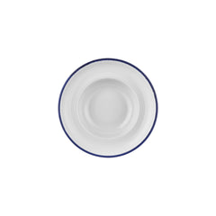 Helix Navy Blue dia.9.75" h:0" 14 oz. Round Blue Vitrified Deep Plate