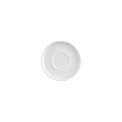 Helix White dia.6" Round Warm White Vitrified Saucer