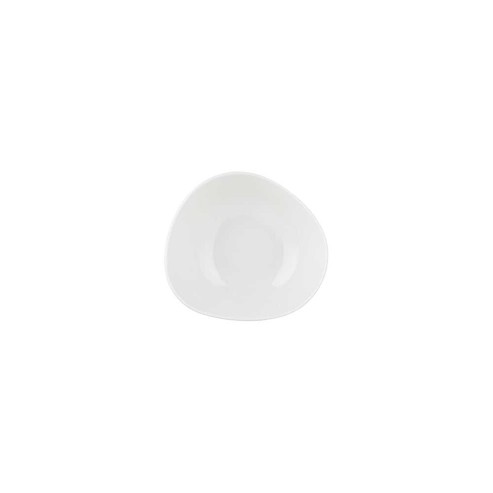 Island White 7" x 6.25" x h:0" 22 oz. Organic Warm White Vitrified Bowl