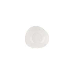 Island White 7" x 6.25" x h:0" 22 oz. Organic Warm White Vitrified Bowl