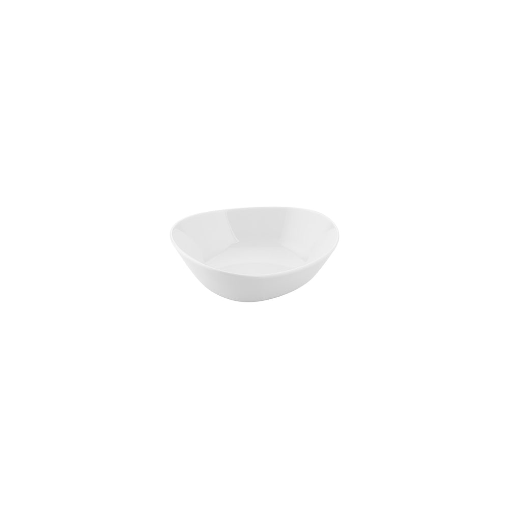 Island White 7" x 6.25" x h:0" 22 oz. Organic Warm White Vitrified Bowl