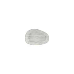 Island Ombra 6.25" x 4" x h:0" Organic Gray Vitrified Platter