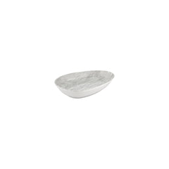 Island Ombra 7.5" x 4.75" x h:0" Organic Gray Vitrified Platter