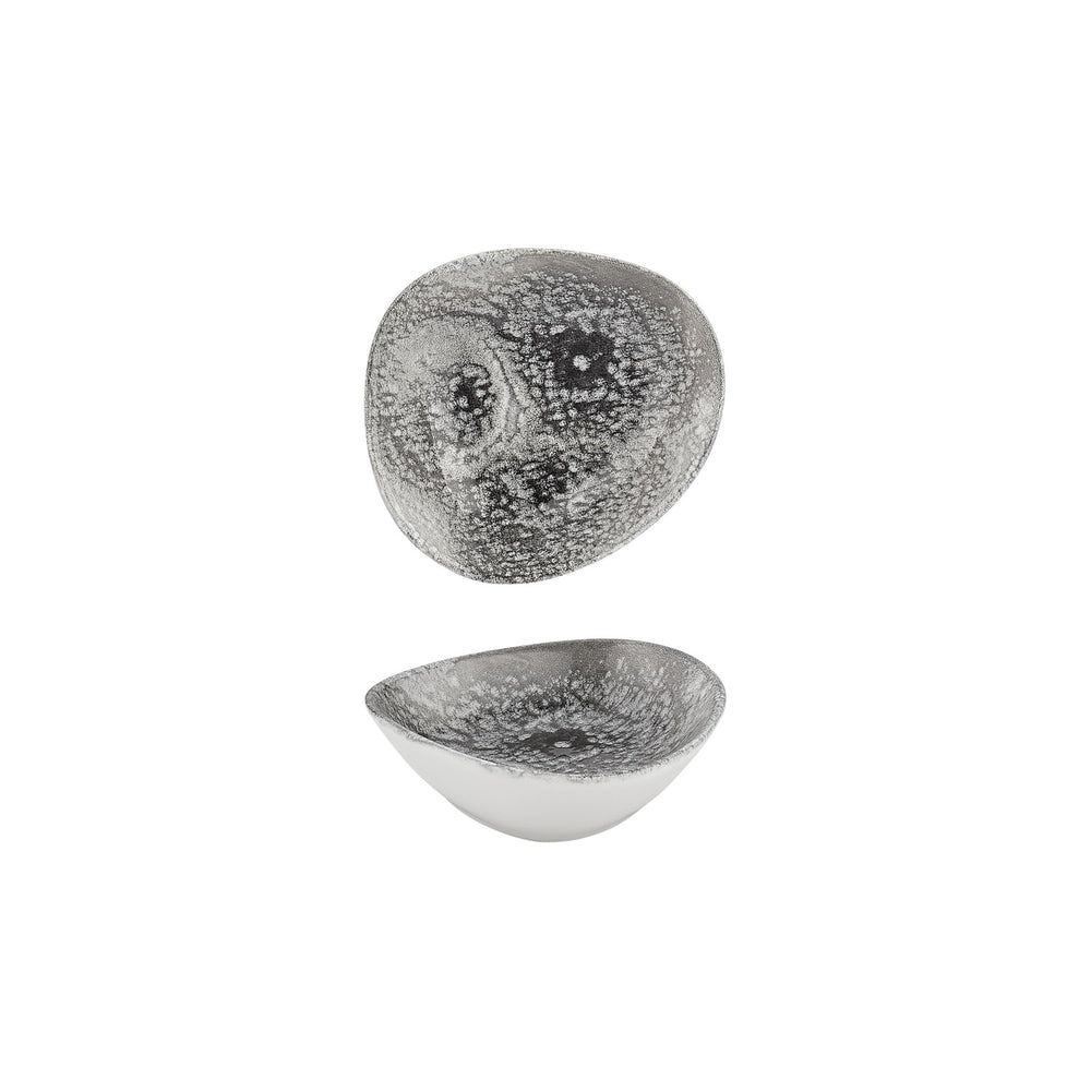 Island Onix 4" x 3.5" x h:0" 3 oz. Organic Gray Vitrified Bowl