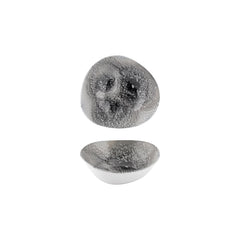 Island Onix 7" x 6.25" x h:0" 22 oz. Organic Gray Vitrified Bowl