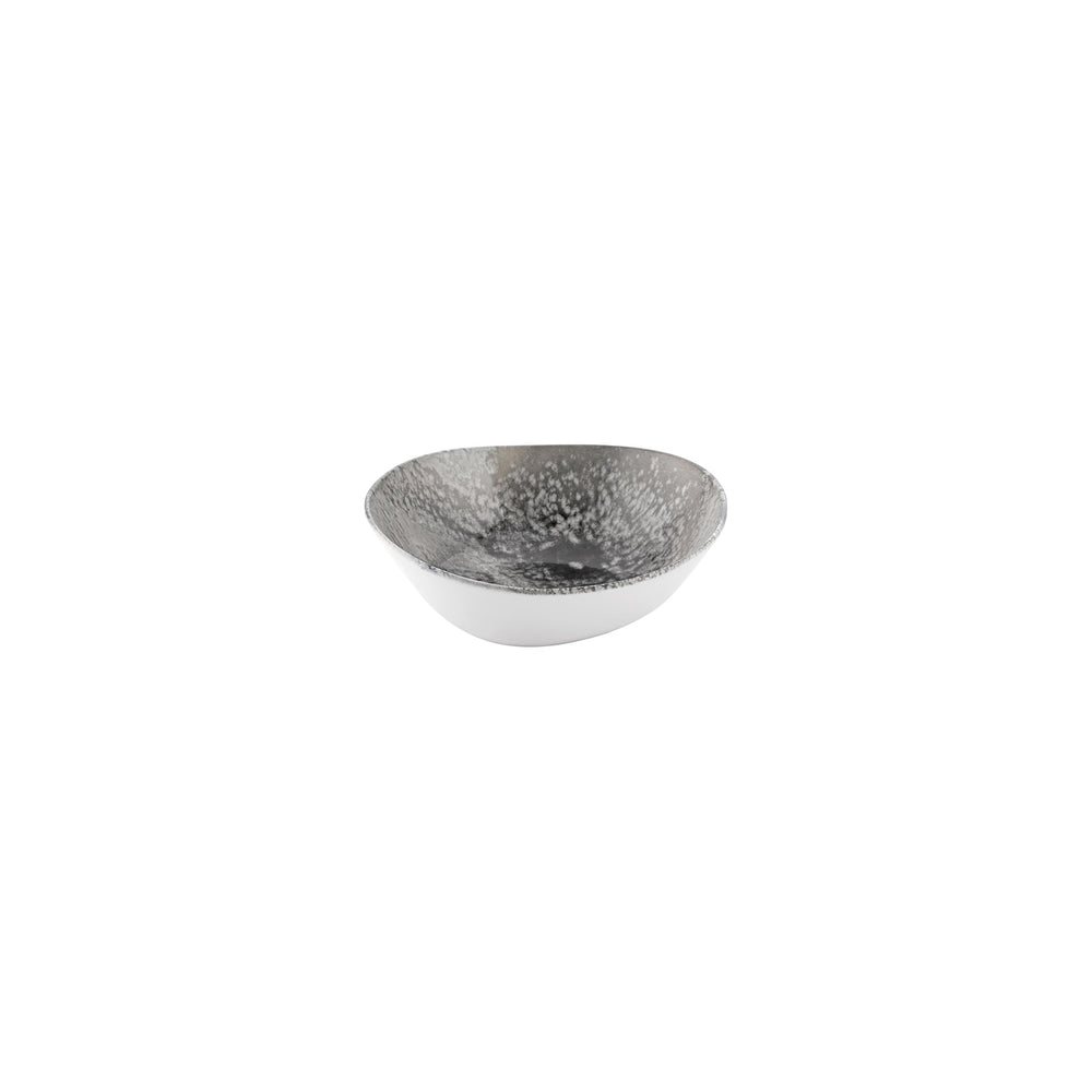 Island Onix 7" x 6.25" x h:0" 22 oz. Organic Gray Vitrified Bowl