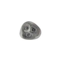 Island Onix 7.5" x 6.5" Organic Gray Vitrified Plate
