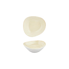 Island Velho 4" x 3.5" x h:0" 3 oz. Organic Beige Vitrified Bowl