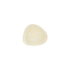 Island Velho 7.5" x 6.5" Organic Beige Vitrified Plate