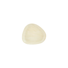 Island Velho 7.5" x 6.5" Organic Beige Vitrified Plate