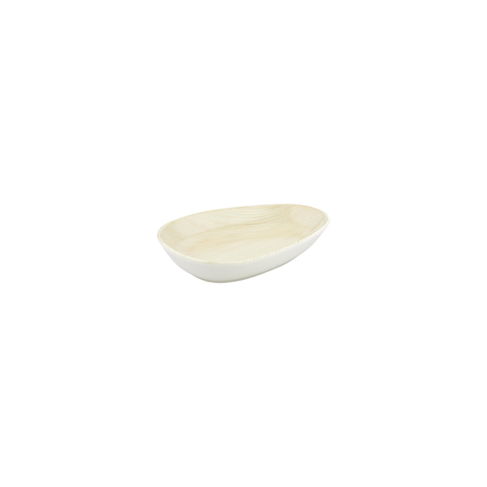 Island Velho 7.5" x 4.75" x h:0" Organic Beige Vitrified Platter