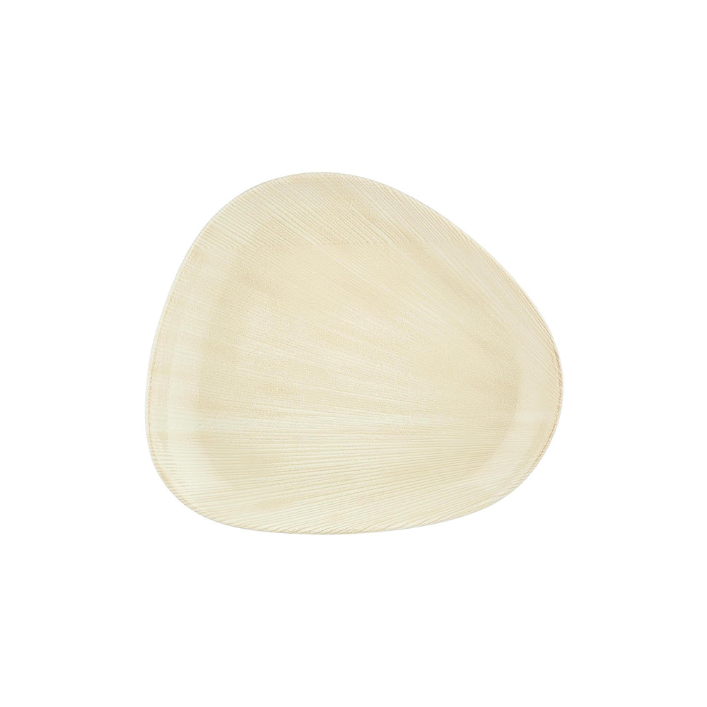 Island Velho 12.5" x 10.75" Organic Beige Vitrified Plate