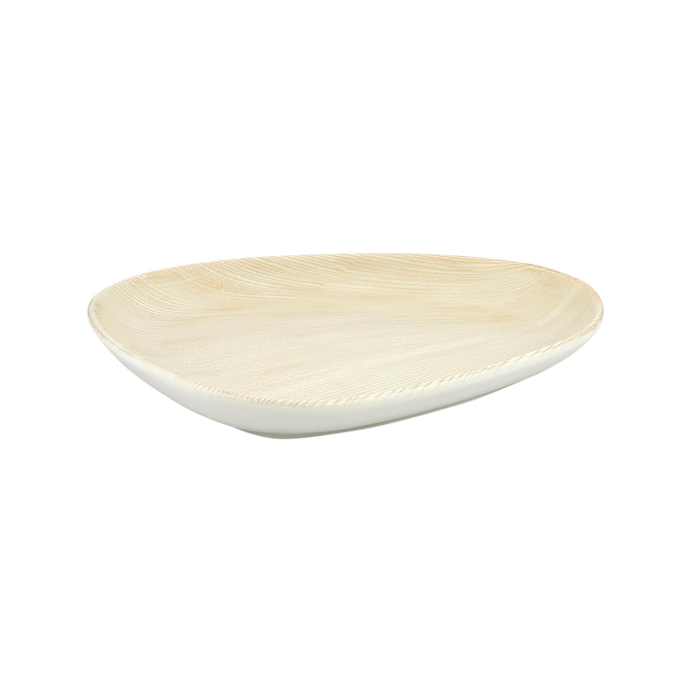 Island Velho 15.75" x 9.75" x h:0" Organic Beige Vitrified Platter