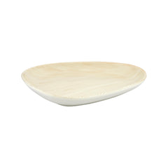 Island Velho 15.75" x 9.75" x h:0" Organic Beige Vitrified Platter