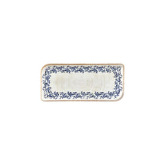 Kario 9.5" x 6" Rectangular Blue Vitrified Plate