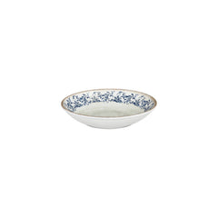 Kario dia.8.25" h:0" 27 oz. Round Blue Vitrified Deep Plate
