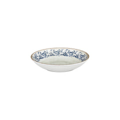 Kario dia.9" h:0" 34 oz. Round Blue Vitrified Deep Plate