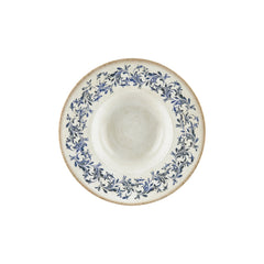 Kario dia.9.75" h:0" 14 oz. Round Blue Vitrified Deep Plate