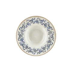 Kario dia.9.75" h:0" 14 oz. Round Blue Vitrified Deep Plate