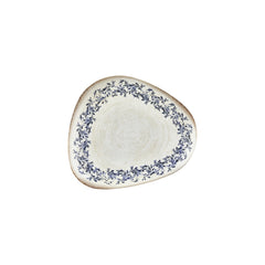 Kario 10.25" x 8.75" Organic Blue Vitrified Plate